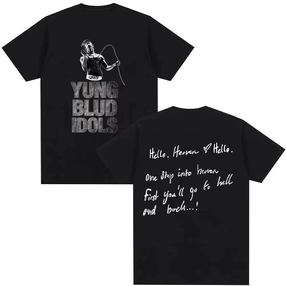 

Yungblud IDOLS Album Tour T Shirt Mens Women Hip Hop Short Sleeve T-shirt Casual Cotton Oversized Top S