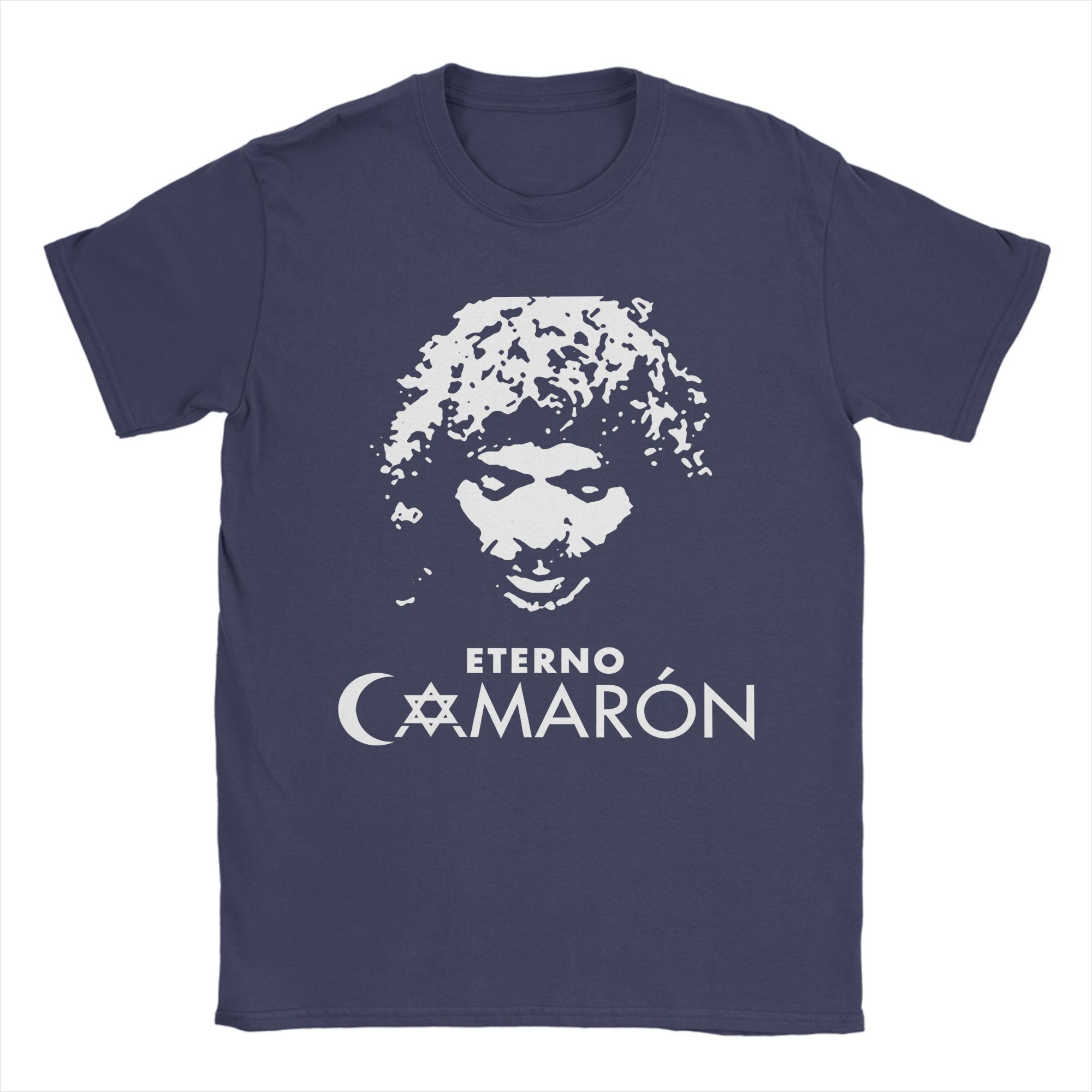 

Camarons De La Isla Flamenco Singer T Shirts for Men s Cotton T-Shirts O Neck Island Shrimp Tee Shirts Clothes Graphic Printed 4XL