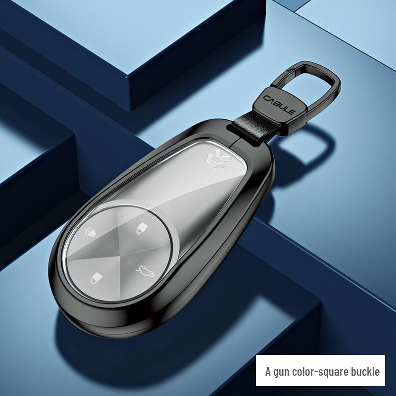 Aluminum Alloy Key Fob Shell for NIO ES6/ES8 - Full Wrap & Buckle Set