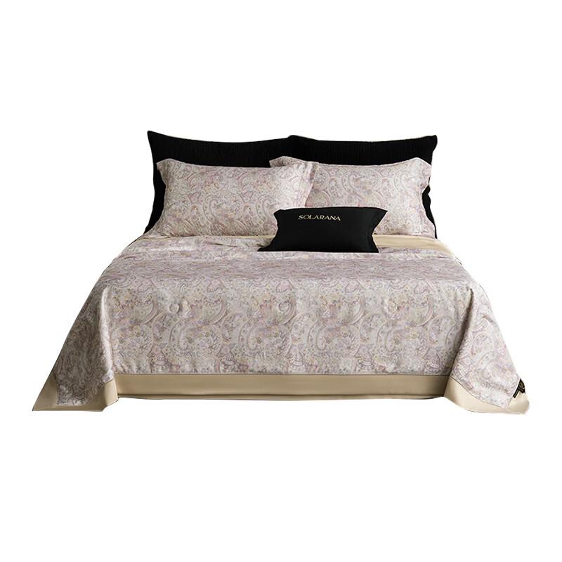 Yiyiai Lyocell Digital Print Summer Quilt 4-Piece Set