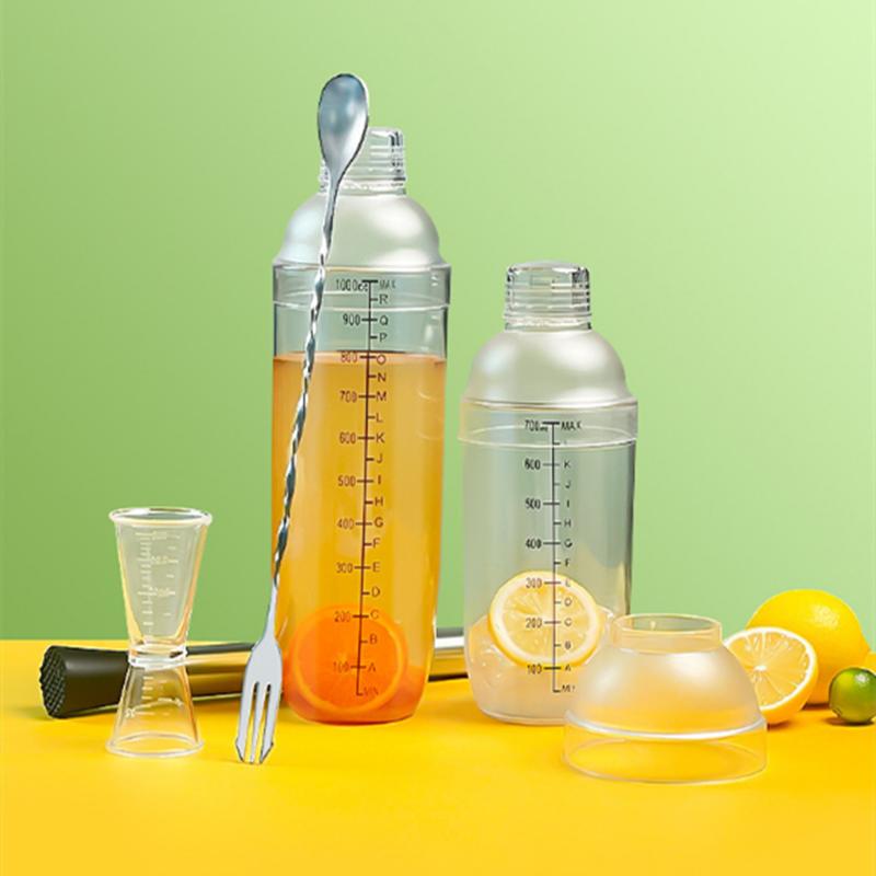 All-in-One Cocktail Shaker & Lemon Tea Making Kit 1000ml Shaker Cup Blender Pour Popsicles Bar Accessories Home Bars