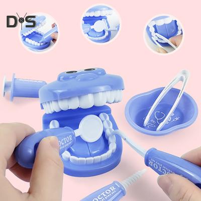 9 ks/sada Sada dětských vzdělávacích dentálních scénických hraček pro předškolní výuku kartáčovací hra