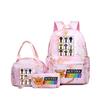 Rhythm box teen schoolbag sprunki cartoon print backpack pencil bag three-piece children's schoolbag 4
