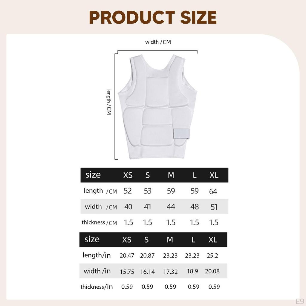 Karate Chránič hrudníku Ochrana těla břicha Víceúčelové vybavení Zápasení Silné údery