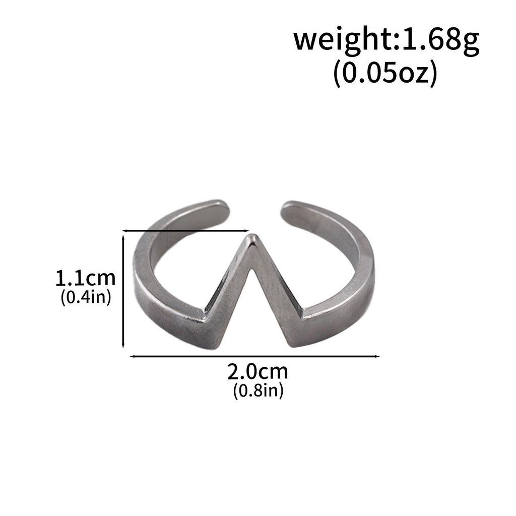 Anime Style Metal Contract Ring With Cartoon Character Design For Collectors