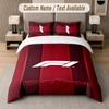 Custom Bedding Set F1 Pattern, Print Name Text 1 Duvet Cover Plus 2 Pillowcases Home Textile