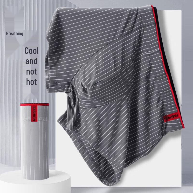 FENTENGCARE Men's Ice Silk Seamless Boxer Briefs