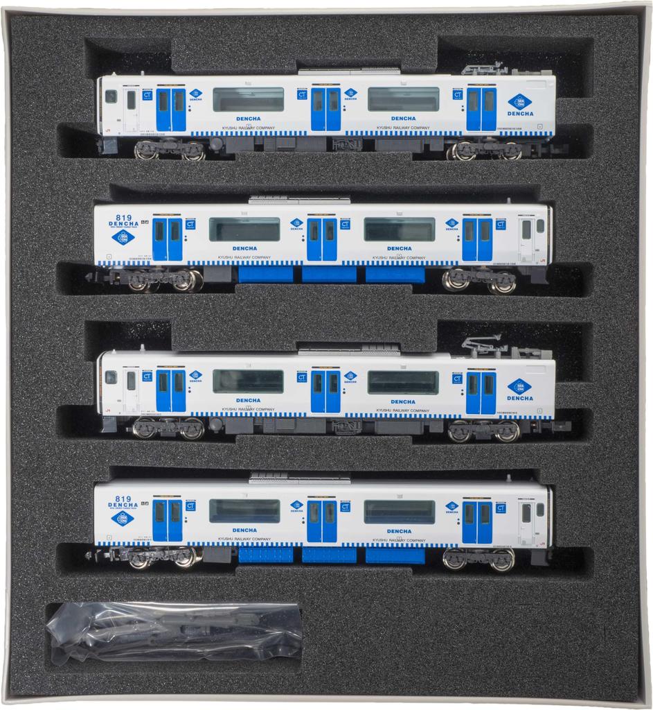Greenmax N Gauge JR Kyushu BEC819 Series Set 31784 Model Train 0+100 (Kasai Line) 4-Car (with Motor)