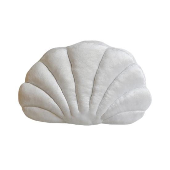 3D Velvet Shell Pillow Soft Insert Seashell Ocean Beach Theme Throw Pillow