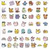100PCS New Mini Pokémon Stickers: Creative Cartoon Journal Stickers, PVC Waterproof Decals for DIY