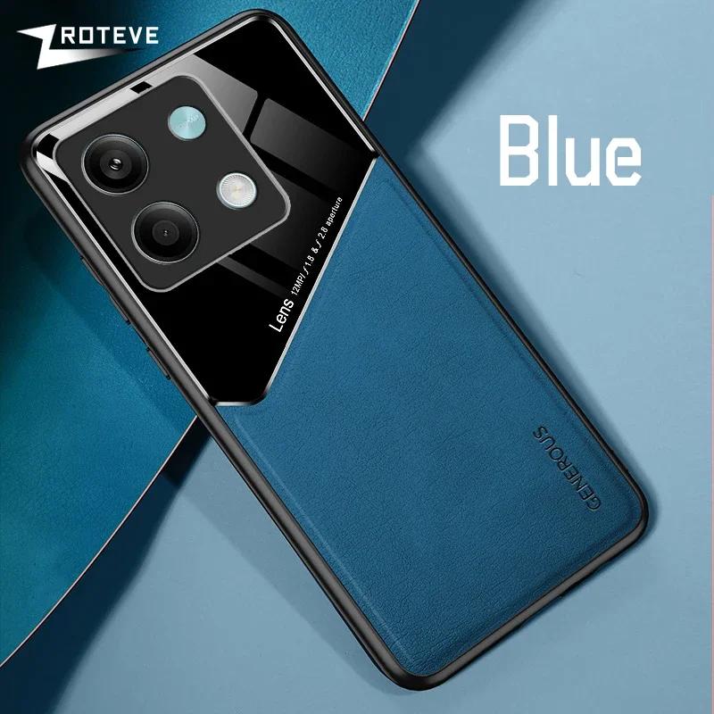 For Redmi Note13 Case PU Leather Car Magnetic Hard PC Cover For Xiaomi Redmi Note 13 12S 12 Pro Plus Xiomi Note12 Cases