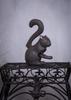 Squirrel nutcracker bronze cast iron