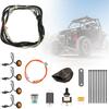 LED Turn Signal Light & Horn Kit For UTV/ATV Ranger RZR Pioneer 1000