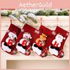 Whimsical Red Burlap Christmas Stockings For Children Holiday Gifts And Tree Ornaments