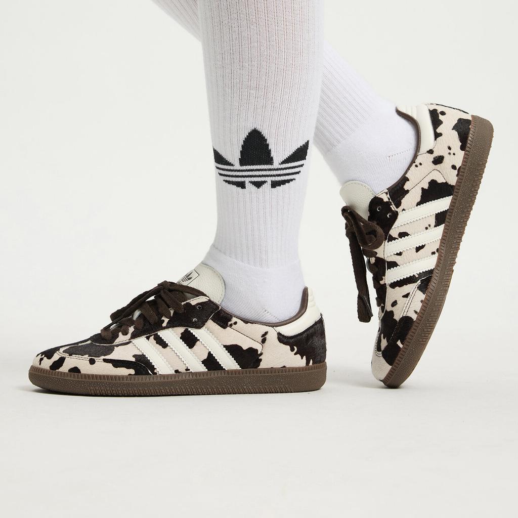 adidas Samba OG Cow Print Dark Brown White (Women's)