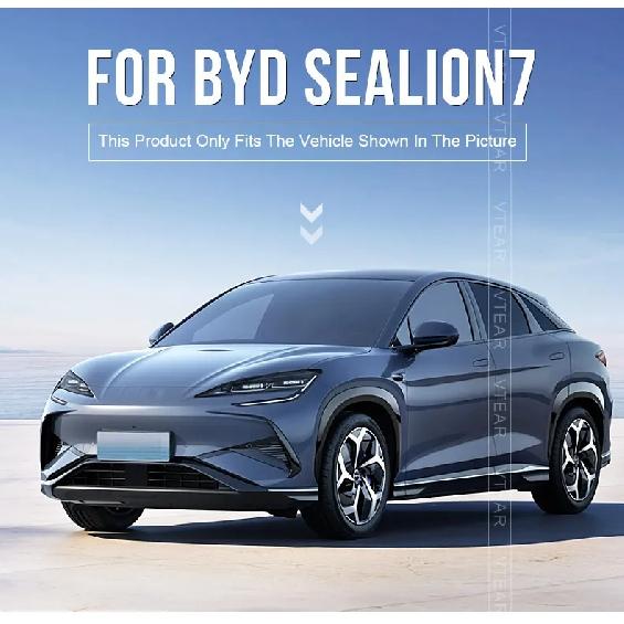 For BYD Sealion 7 2024-2026 Car Trunk Storage Shelf Partition Board Organizer Tray Container Interior Modification Accessories