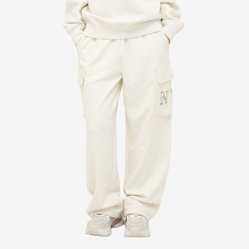 New MLB New York Yankees Coopers Casual Pants Unisex Light Yellow 3APTB1444-50CRM