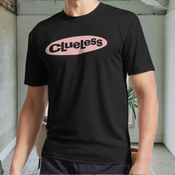 

New Clueless Classic Pink Active Logo Men s Black T shirt Funny Size S to 5XL S