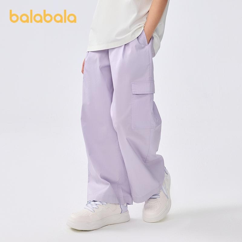 Balabala Children's Work Pants - Girls' Quick Dry Fashion Pants for Summer