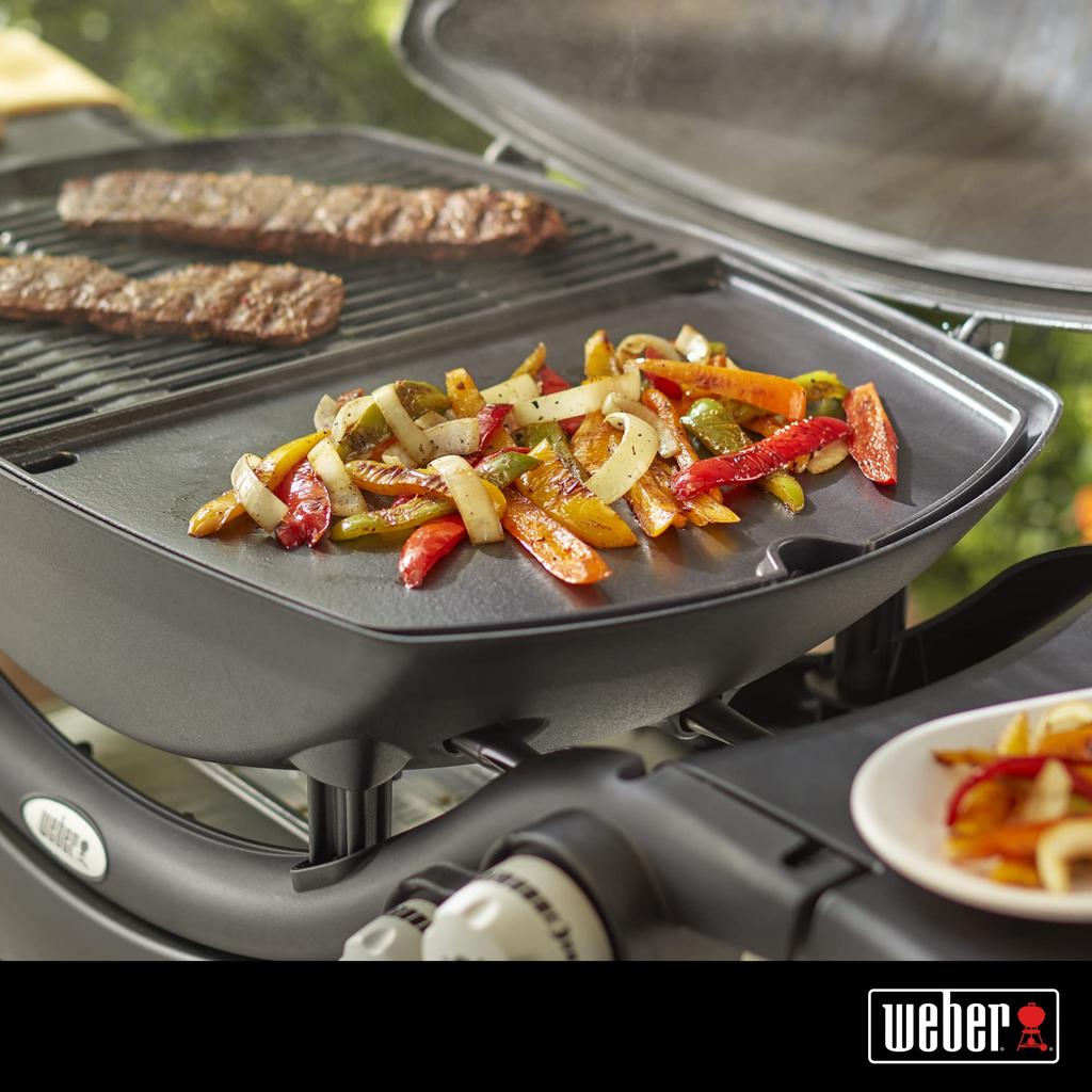 Weber BBQ Grill Q3000 Series Gas Griddle for Person Capacity Japanese 6506 Camping, 8-10 [Genuine Product]