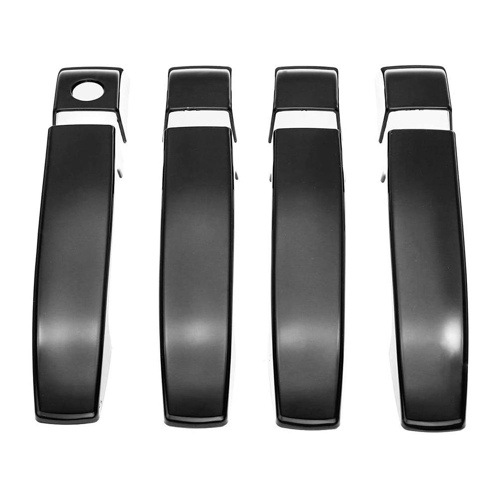 Car Door Handle Covers Trim Gloss Black Exterior Door Handles Cover For Land Rover Range L322 2002-2012 bright black