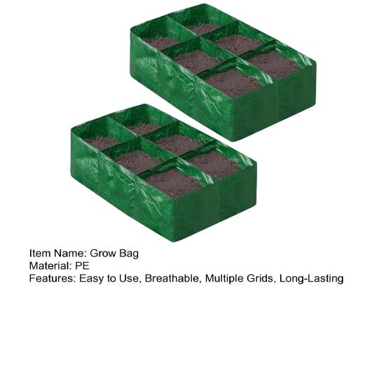 Více mřížek Pěstební vak PE Vyvýšený záhon na zahradu Vak na pěstování brambor Obdélník