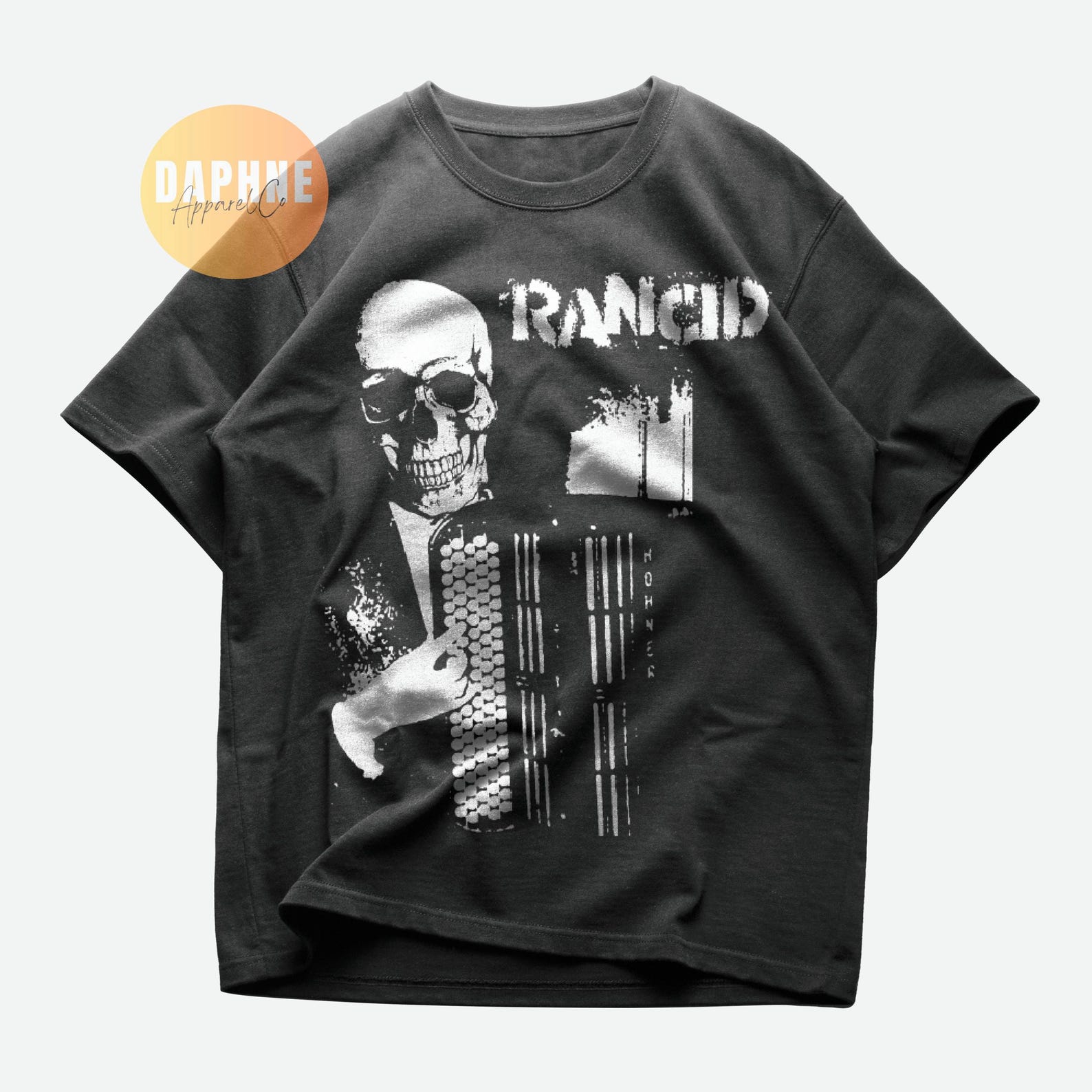 Rancid Band T shirt | Dead End Sessions, Punk Rock Skull L