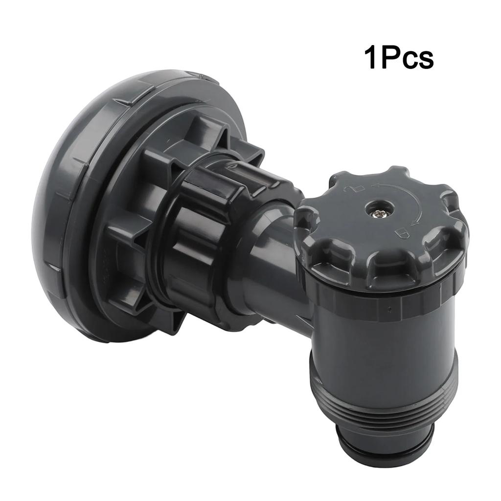 P6H1317 Filter Plunger Valve: 38 Mm On-off Valve + Filter For Above Ground Pools Filter Plunger Valve Switch Valve Outdoor Tool