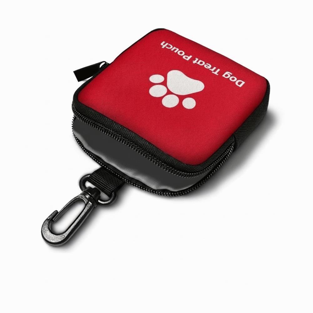 Zipper Closure Pet Training Reward Pouch Leak-Proof Pet Snack Container  Outdoor Training