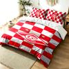 FC Spartak Moskau 3-teiliges Bettwäsche-Set Einfaches Modernes Bettwäsche-Set Knitterfest Weicher Stoff Ganzjahresnutzung ein perfektes Geschenk
