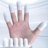 5/10 Pcs High Temperature Resistant Silicone Finger Protector Transparent Anti-slip Finger Caps Heat Insulation Antistatic