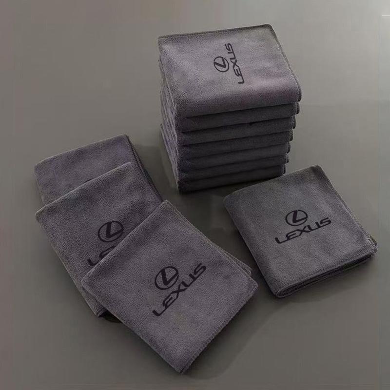 Auto Logo Mikrofaser Handtuch Autowäsche Reinigungs Trockentücher Tuch für Lexus F SPORT ES RX NX LS UX LM LX GX LC RZ IS CT LBX IS300
