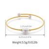 Thin Baroque Freshwater Pearl Bracelet Gold Plated For Gift Women S Jewelry