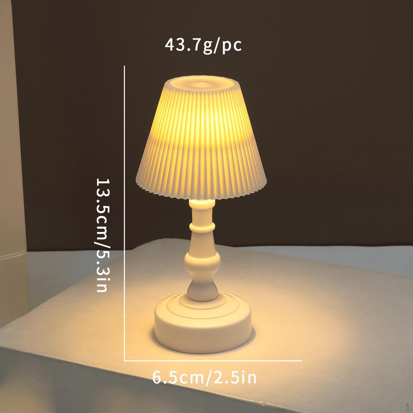 

Миниатюрная настольная лампа Atmosphere Light Декоративная прикроватная тумбочка Маленький письменный стол Ночной 5.31 x 2.56 inch