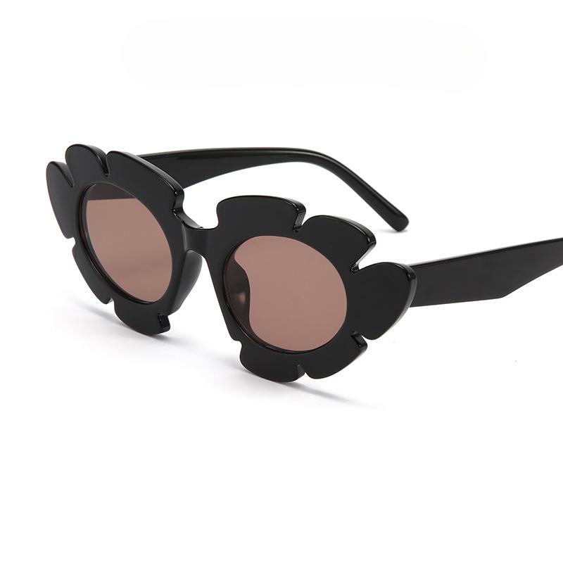 

Солнцезащитные очки «кошачий глаз» с цветочным узором, французские ретро-солнцезащитные очки Ins Party Online, женские солнцезащитные очки с подсолнухом и знаменитостями UV400
