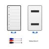 Magnetic Message Board: Multi-Purpose Planner & Memo Board for Office, Home, or Fridge.