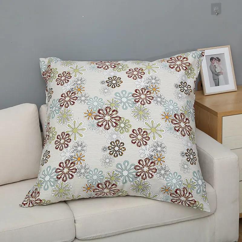 Floral Series Printing Pattern Decoration Home Pillowcase Square Office Cushion Cover