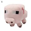 Niedlicher Lebensechter Look Hohe Simulation Bequem Minecraft Plüschpuppe Stofftier Cartoon Spielpuppe Schwein Tintenfisch Katze Plüschtier Heimschmuck
