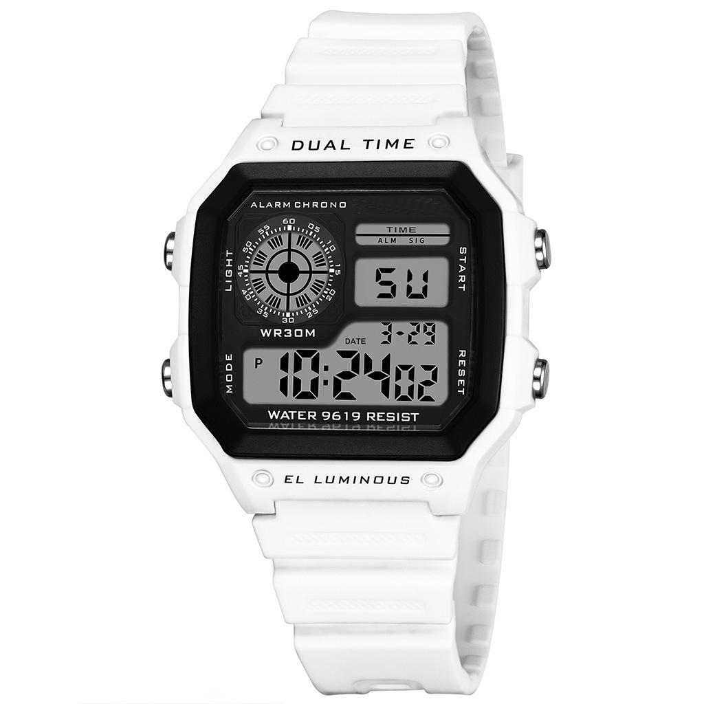 Digital Watches Men Sports Luminous Multifunction Waterproof Chrono Wristwatch Outdoor Running Student Watch
