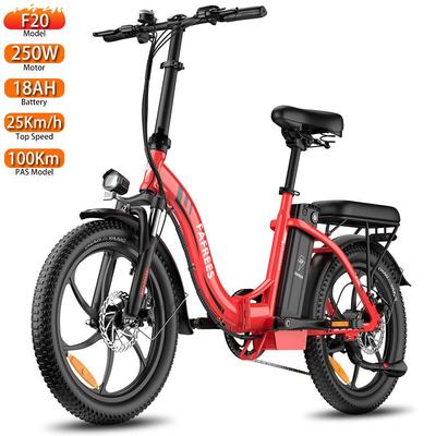 Skladací elektrobicykel FAFREES F20 20" 250W motor Mestský elektrobicykel Maximálna rýchlosť 25 km/h Dojazd 100 km Nosnosť 130 kg