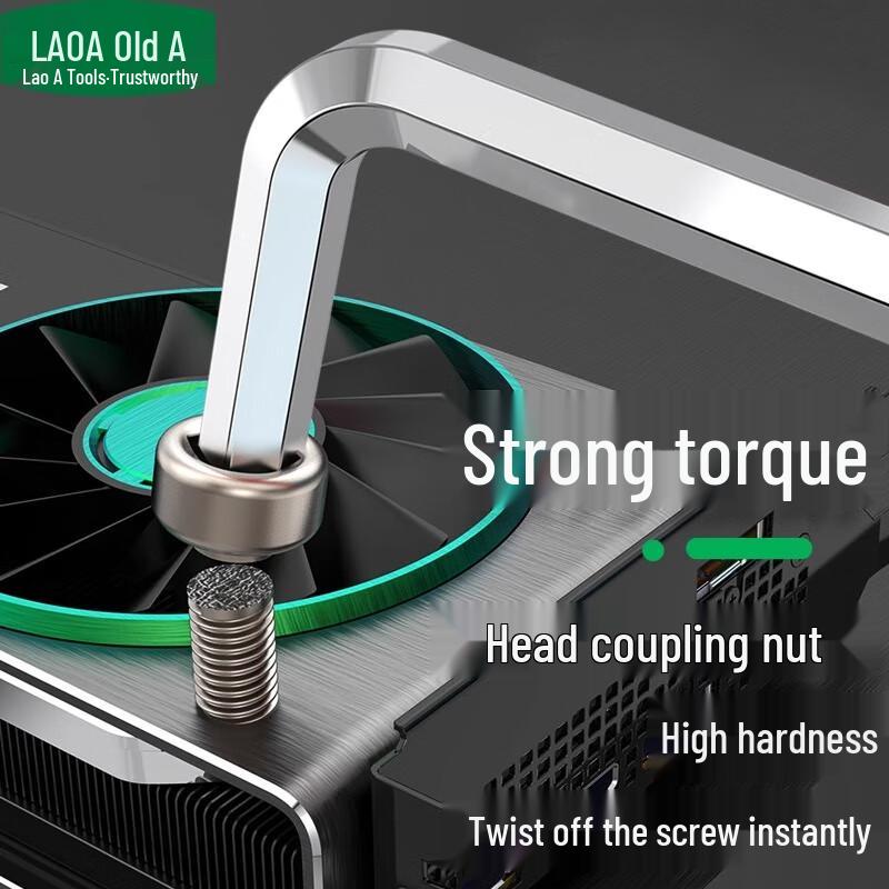 LAOA 9-Piece Ball Head Hex Wrench Set