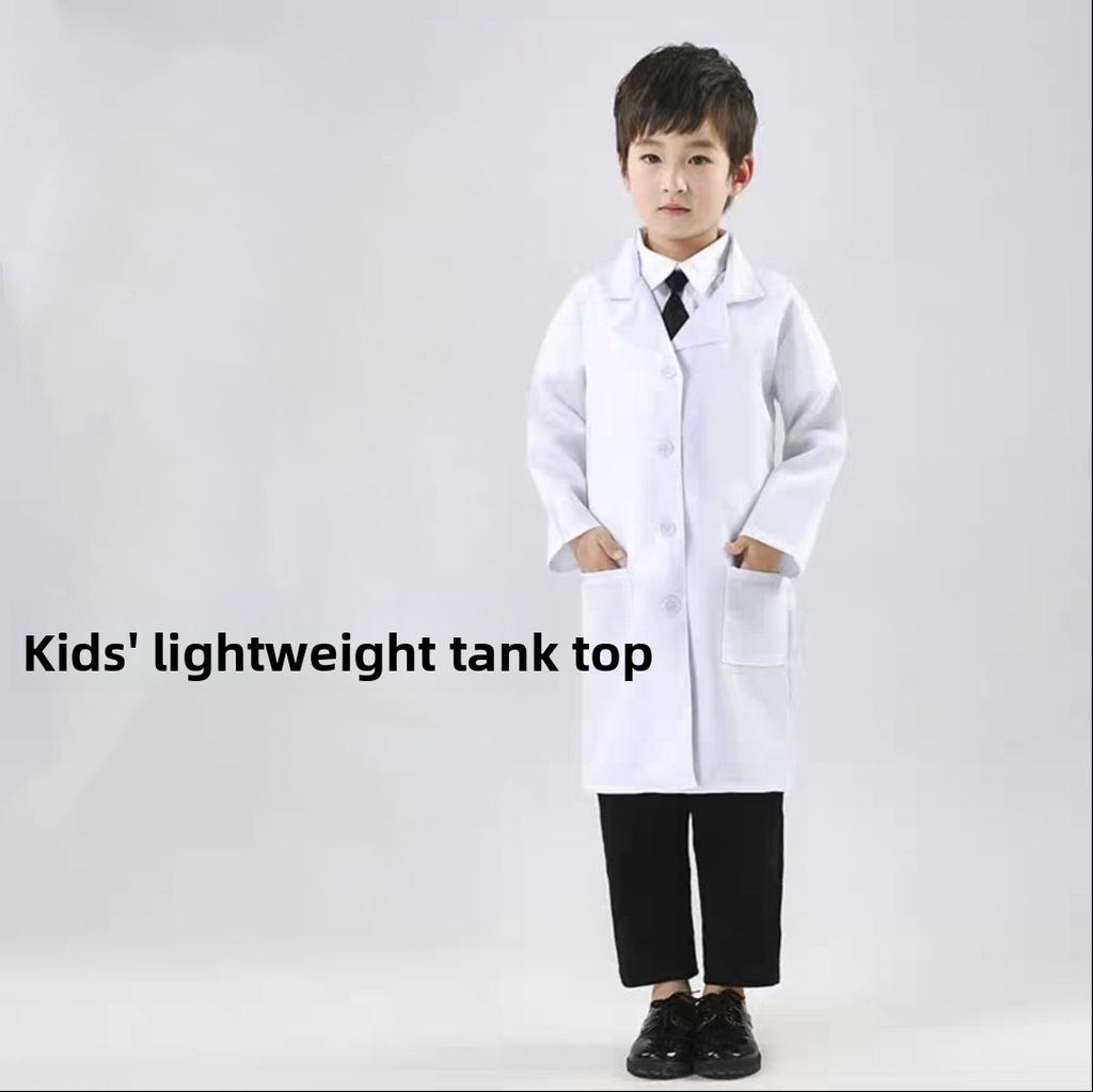 Children's Doctor's Clothing, Nurse's Clothing, Children's Science Laboratory Clothing, White Coat, Role-playing Work Clothes