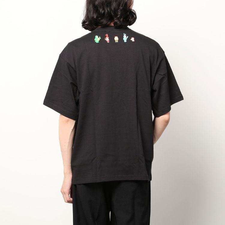 Adidas Originals Trefoil X Melting Sadness Joint T-Shirt With Fun Logo Print Men Tops Black HC5937