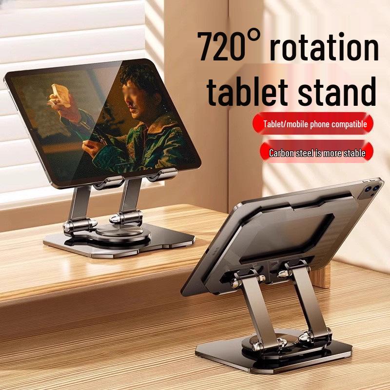 360° Rotating Laptop, Tablet, and Phone Stand for Desktop and Live Streaming