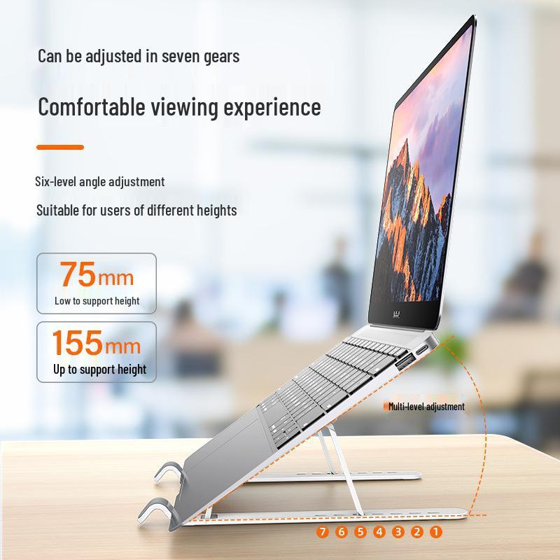 Qisuo A2 Adjustable Folding Portable Laptop & Tablet Stand
