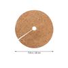 6Pcs Natural Coconut Fiber Flowerpot Liner Mat Thick Breathable Coir Mulch Ring for Plants Spider Plant Succulents Garden