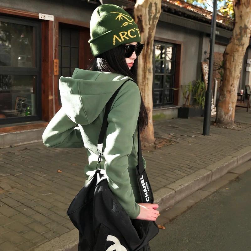 

Женская облегающая толстовка для йоги темно-синего цвета — небольшой повседневный кардиган на молнии для весны и осени 2025 г. S