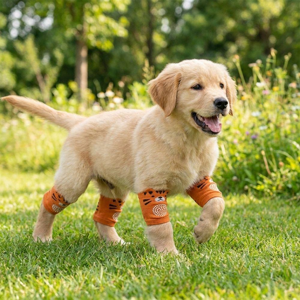 Anti-dirty Pet Knee Pads Soft Dog Leg Warmer Joint Protection Socks Dog Leg Covers Front Rear Legs