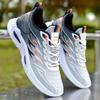 Spring and Summer New Sports and Leisure Shoes Trend Fly-woven Breathable Running Shoes Men's Platform Mesh Shoes