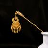 Ethnic Style Golden Tassels Hair Fork Ancient Ethnic Style Hair Sticks  Festival
